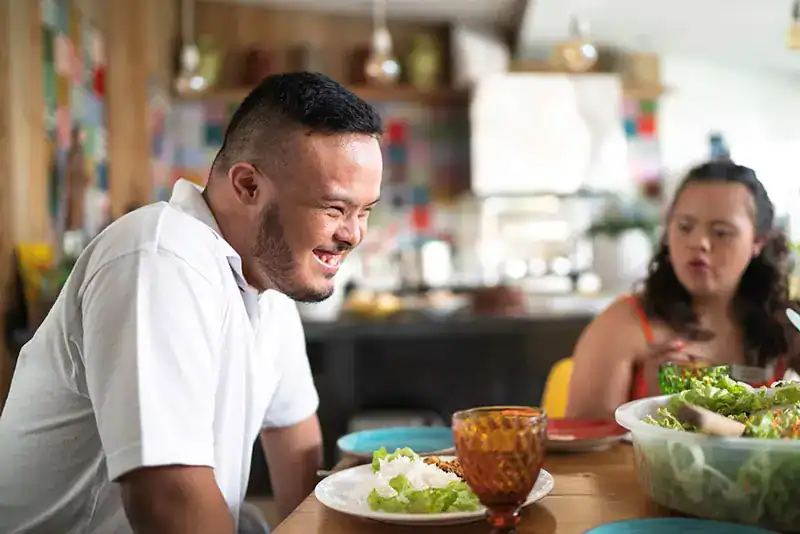 Empowering Weight Loss: A Comprehensive Guide for Individuals with Disabilities 2 Image of a disabled man and balance around nutrition to aid weight loss Loughborough