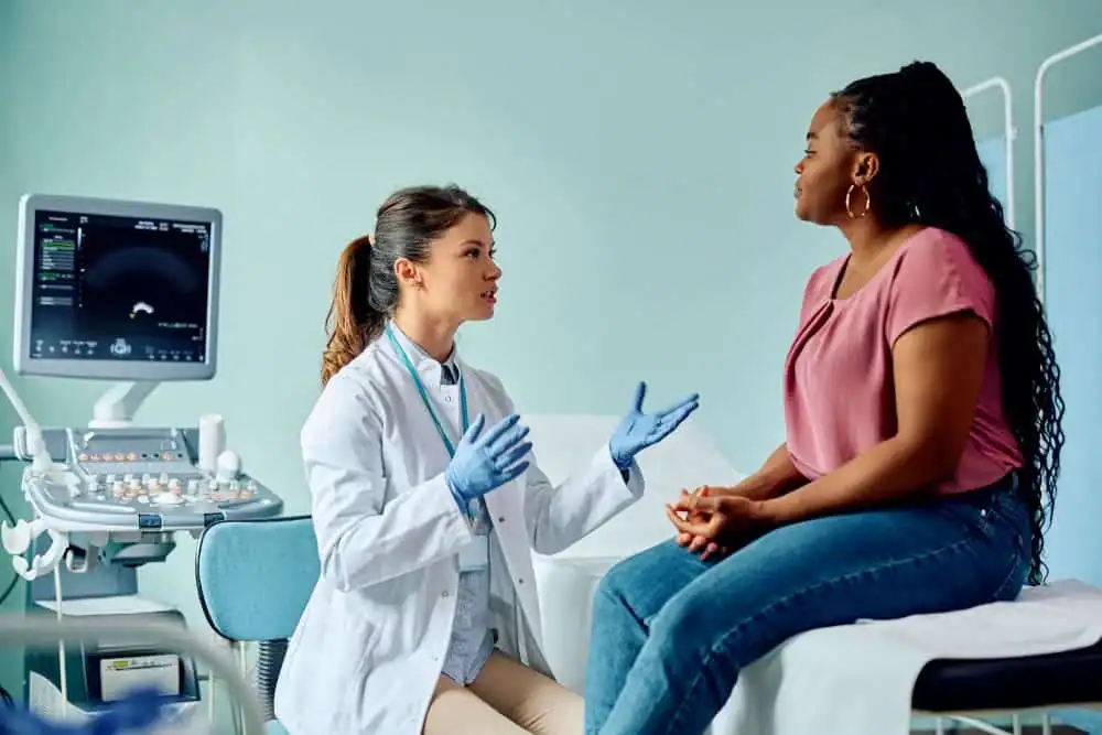 Rejuvenating Intimacy: Exploring Surgical Solutions for Vaginal Laxity 1 Woman have consultation about vaginal laxity Loughborough
